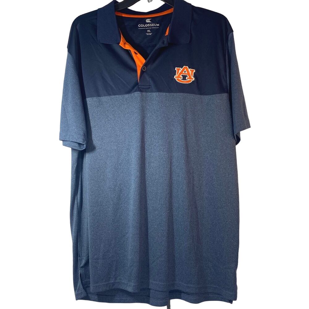 Colosseum Auburn Univ Embroidered Polo men sz XL